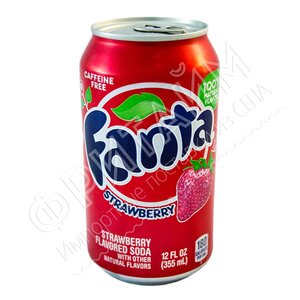 Fanta Strawberry, 0.355л, США