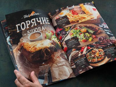 Срочная печать меню в Сочи