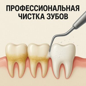 Профессиональная чистка зубов по евростандарту