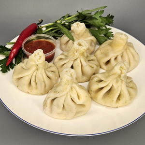 Хинкали с говядиной и бараниной 6 шт (600 г)