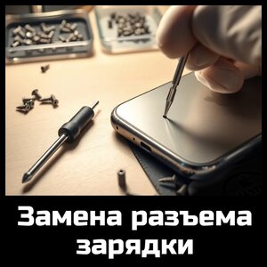 Замена рьзъема зарядки