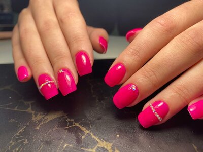 Маникюр классический с покрытием гель лак