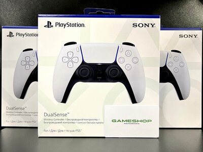PS5: бспроводной контроллер DualSense (белый)