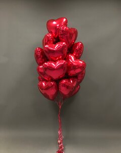 Композиция из сердец 15шт
