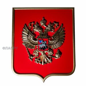 Герб России (РФ) из пластика 42x50 см
