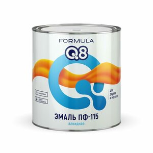 Эмаль «Formula Q8», ПФ-115, чёрная 