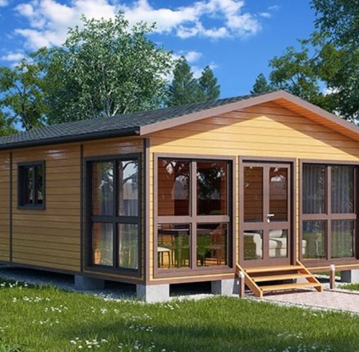 Модульные бани с панорамным остеклением под ключ проекты