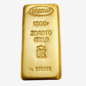 Золотые слитки 999 пробы