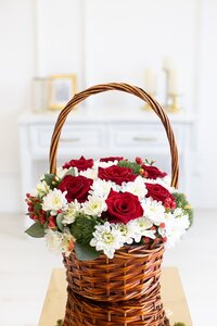 Корзина роз