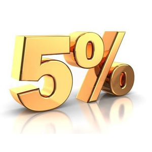 Накопительная скидка 5% 