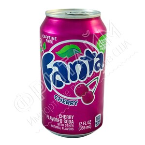Fanta Cherry, 0.355л, США