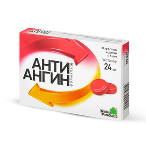 Анти-ангин формула пастилки 24 шт.
