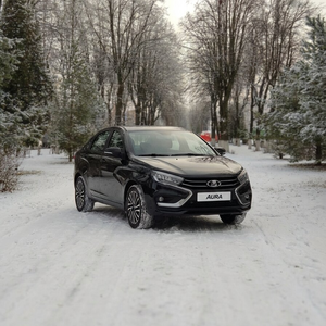 Новый бизнес-седан LADA AURA. Зимние шины в подарок
