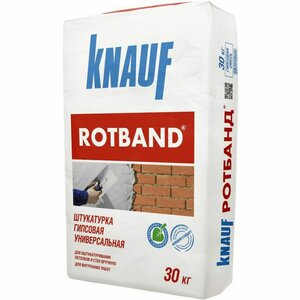 Гипсовая штукатурка серая РОТБАНД (30 кг)