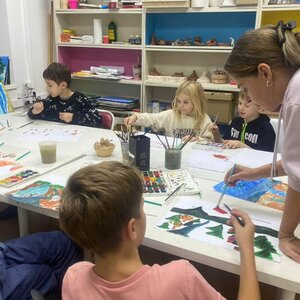 Арт-класс для детей от 2 лет на Павелецкой