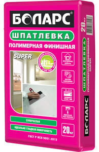 Шпатлевка финишная SUPER БОЛАРС (20 кг)