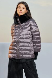 Куртка "Madzerini Inessa" с воротником из мутона -15%