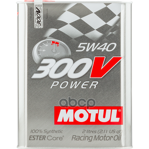 MOTUL 104242 Масло Моторное 300V 5W40 2Л *Motul