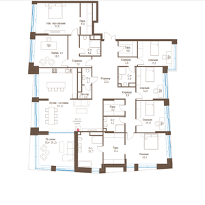Пентхаус, 275,6 м²