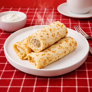 Блины с мясом