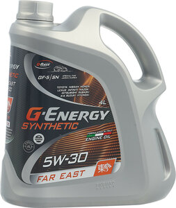 Масло моторн. G-Energy Synthetic Active 5W-30 4л 2531424
