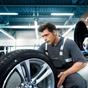  Шиномонтаж BMW в БорисХоф.