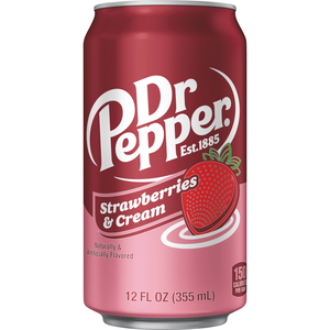 Dr. Pepper Strawberries & Cream, 0.355л, США