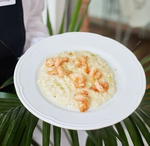 Ризотто с креветками