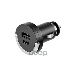 Автомобильное зарядное устройство USB Type-C + USB-A 30В