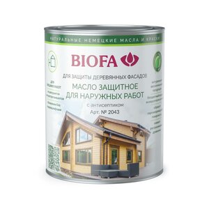 Biofa 2043 фасадное масло 10 л