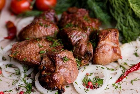 Шашлык из свиной шейки