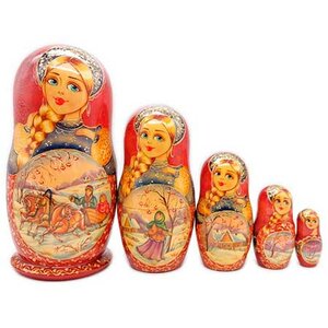Матрешка авторская, тройка