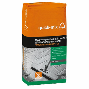 Модифицированный песок Quick-mix FUS темнопесочный 25 кг
