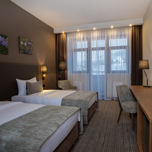 Номер Стандарт с балконом Ski Inn Spa 4* Роза Хутор