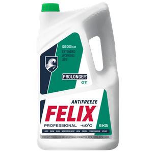 Антифриз зеленый G11 "FELIX PROLONGER" 5кг
