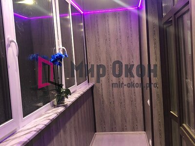 Обшивка балконов под ключ