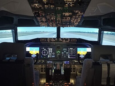 Полет на тренажере Boeing 737 MAX