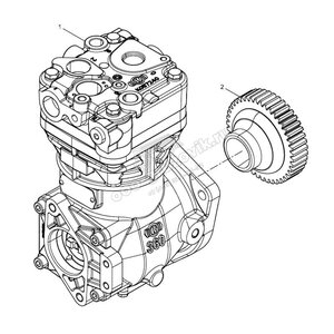 Компрессор воздушный 1 цилиндровый WP7 F3000/X3000