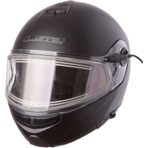Мотошлем LS2 FF325 Strobe Electric SNOW Solid снегоход..