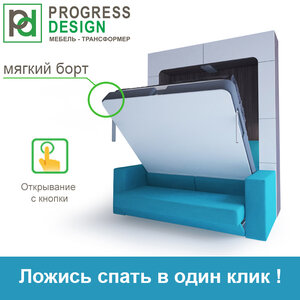 Шкаф-кровать с диваном