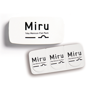 Японские контактные линзы Miru 1day Flat Pack 30 шт
