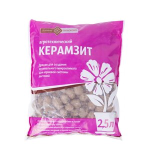 Керамзит дренажный 2,5л