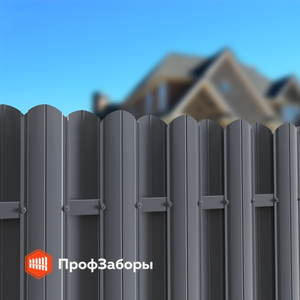 Забор «шахматка» из штакетника