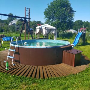 Каркасный круглый бассейн ЛАГУНА 1.25 м