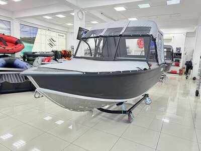 Моторная лодка, Триера 460 BR_new, серый