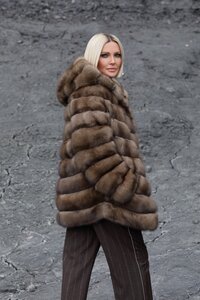 Шуба из меха соболя в Томске