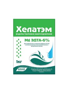 Хелатэм Магния ЭДТА Mg 6%. 1 кг. Микроудобрение в хелатн