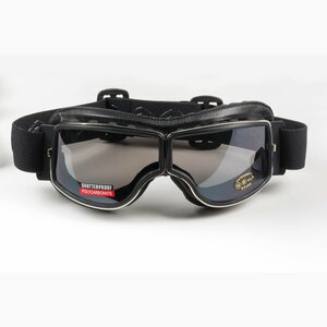 Мотоочки Baruffaldi JTT Classiс Black Leather, Photocrom