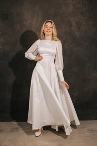 Платья атласные
