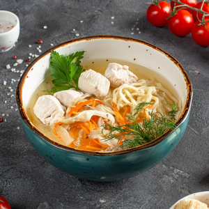 Суп-лапша куриная с грибами - 255 р